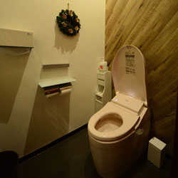 笠岡町 肉料理 ズシオ 新装工事（トイレ）